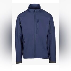 Men’s Beyond Clothing Testa K5 Cold Softshell Jacket Navy Blue Large